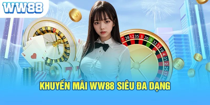 Đa dạng chương trình khuyến mãi ww88